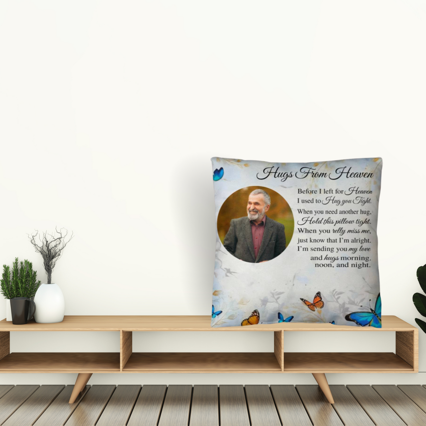 Personalized Memorial Pillow – Custom Photo Pillow for Loved Ones