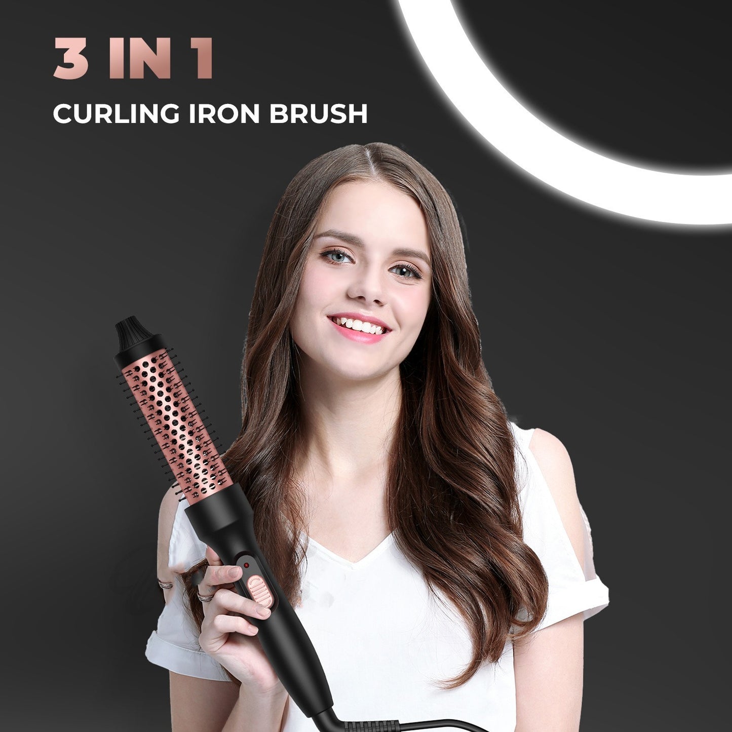 3 in 1 Curling Iron Brush