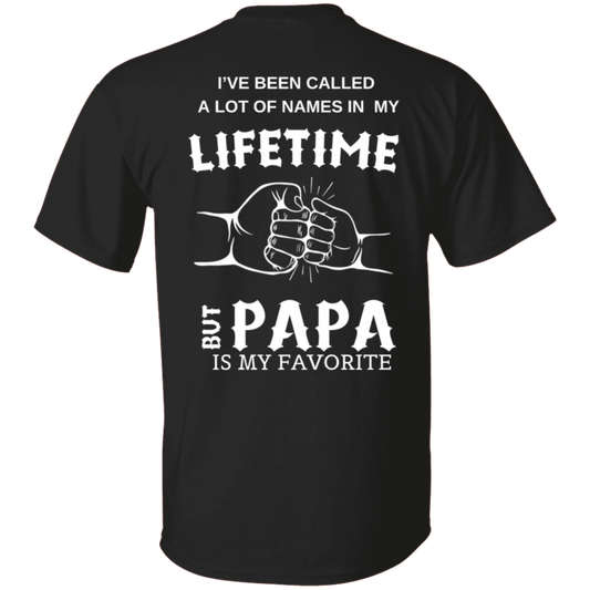 PAPA Print Men's Tee - Stylish & Comfy Polyester Crew Neck Top, Perfect Casual Gift for Dads