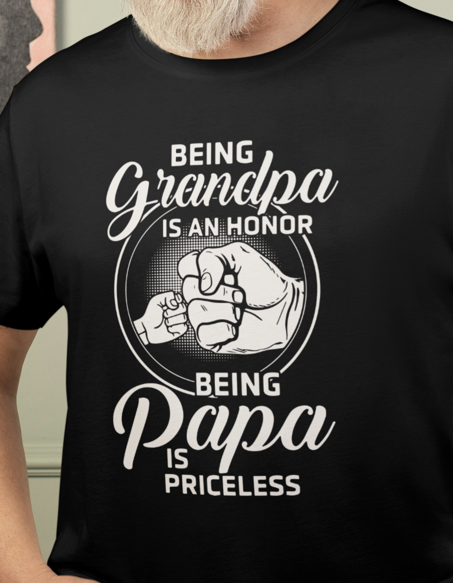 Being Grandpa Is An Honor Being A Papa Is Priceless - Gift For Grandpas