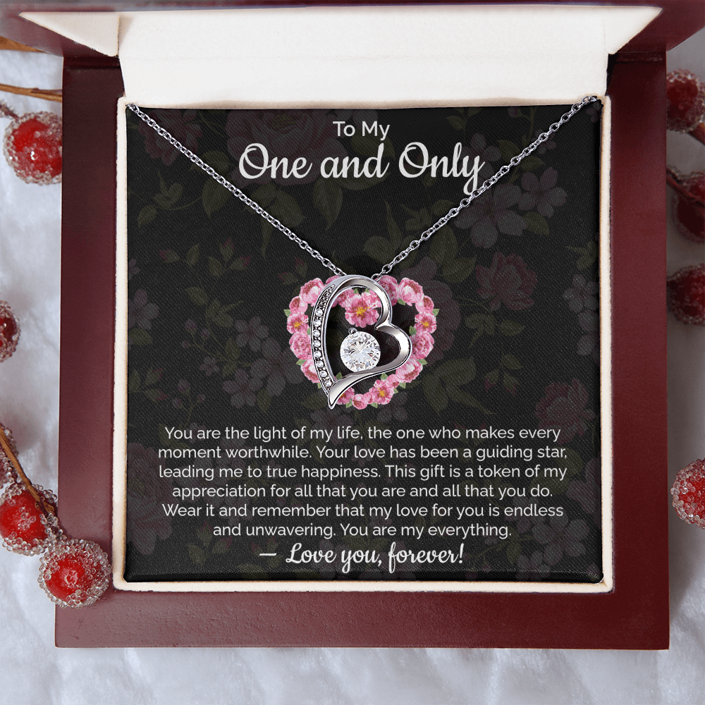 To My One and Only You are the light of my life - Thoughtful Gift for Wife, Perfect for Valentine's Day, Birthday, Anniversary, Christmas