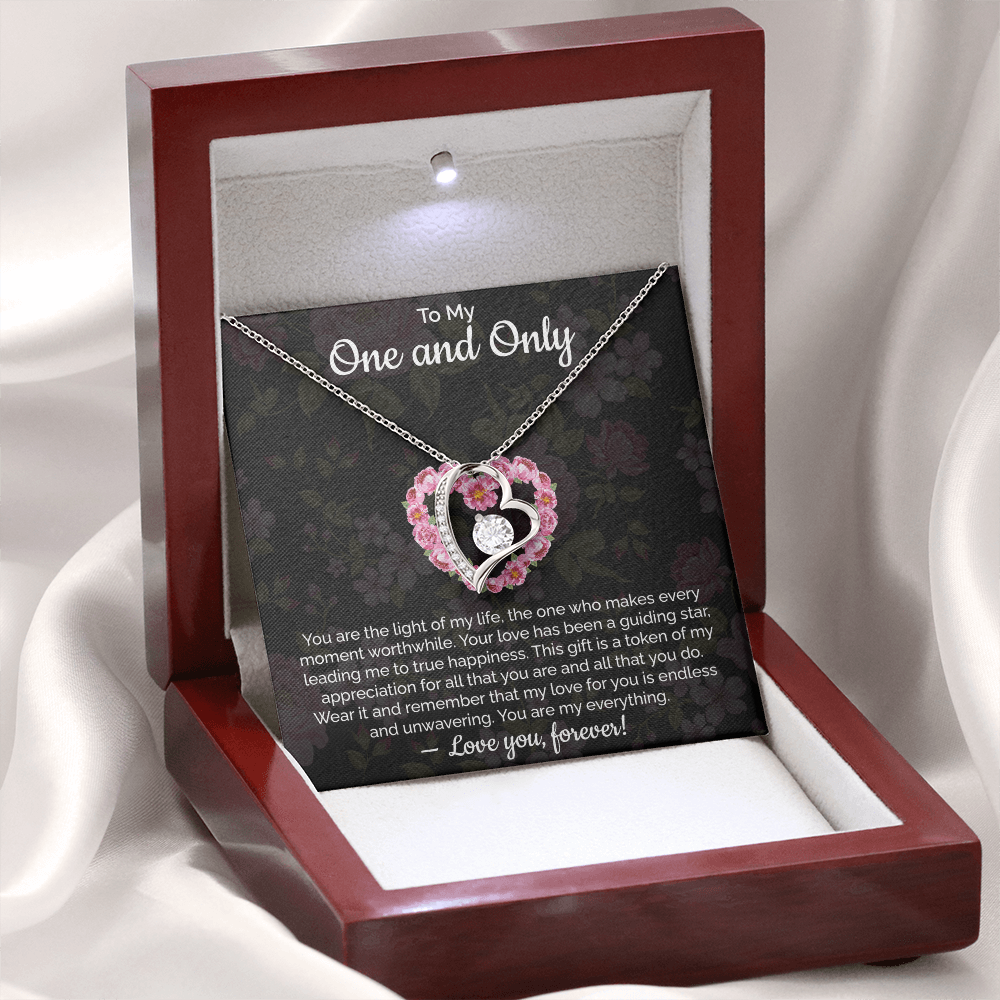 To My One and Only You are the light of my life - Thoughtful Gift for Wife, Perfect for Valentine's Day, Birthday, Anniversary, Christmas