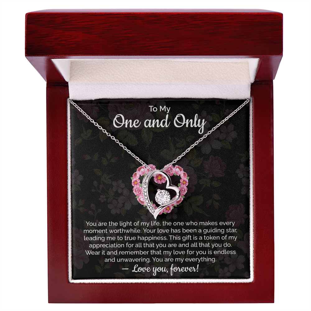 To My One and Only You are the light of my life - Thoughtful Gift for Wife, Perfect for Valentine's Day, Birthday, Anniversary, Christmas