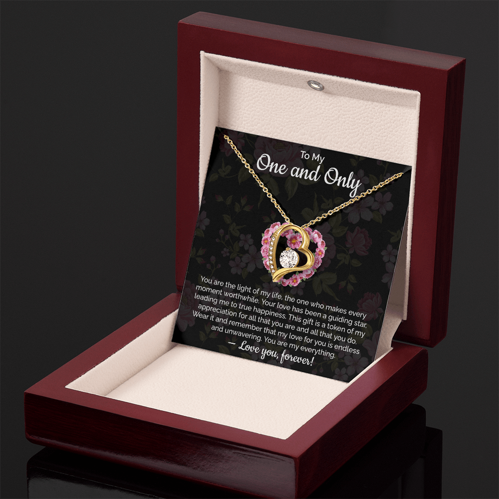 To My One and Only You are the light of my life - Thoughtful Gift for Wife, Perfect for Valentine's Day, Birthday, Anniversary, Christmas