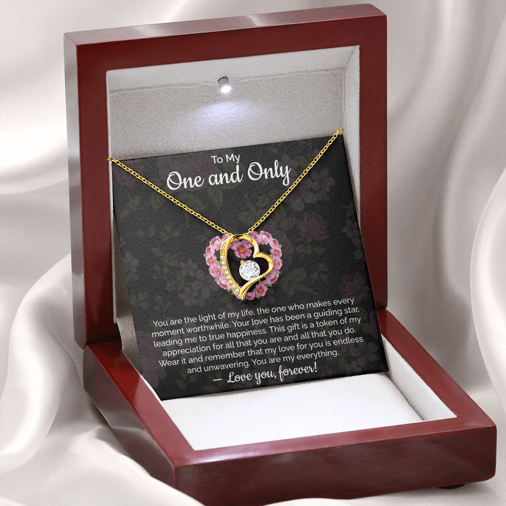 To My One and Only You are the light of my life - Thoughtful Gift for Wife, Perfect for Valentine's Day, Birthday, Anniversary, Christmas