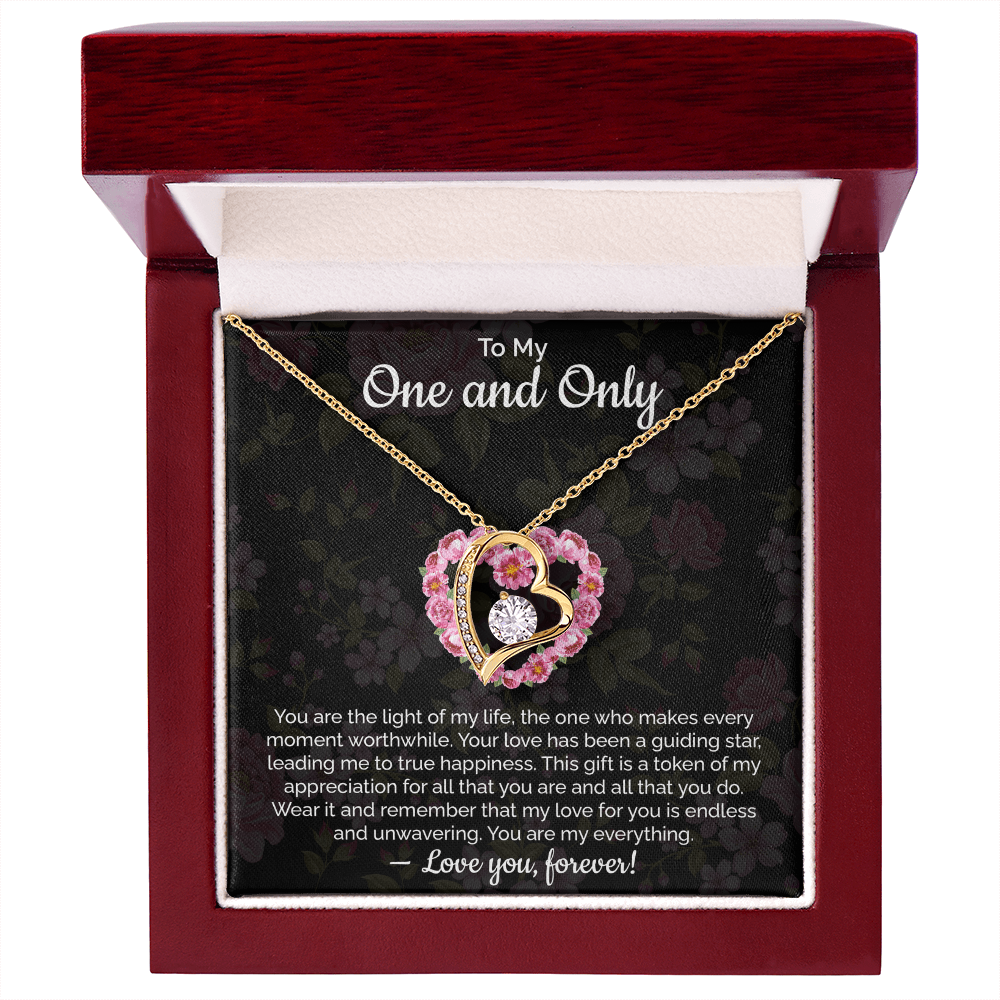 To My One and Only You are the light of my life - Thoughtful Gift for Wife, Perfect for Valentine's Day, Birthday, Anniversary, Christmas