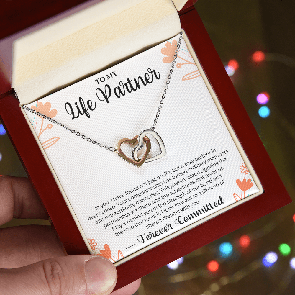 To My Life Partner In you, I have found not just a wife, but a true partner - Loving Gift for Wife, Ideal for Valentine's Day, Birthday, Anniversary, Christmas