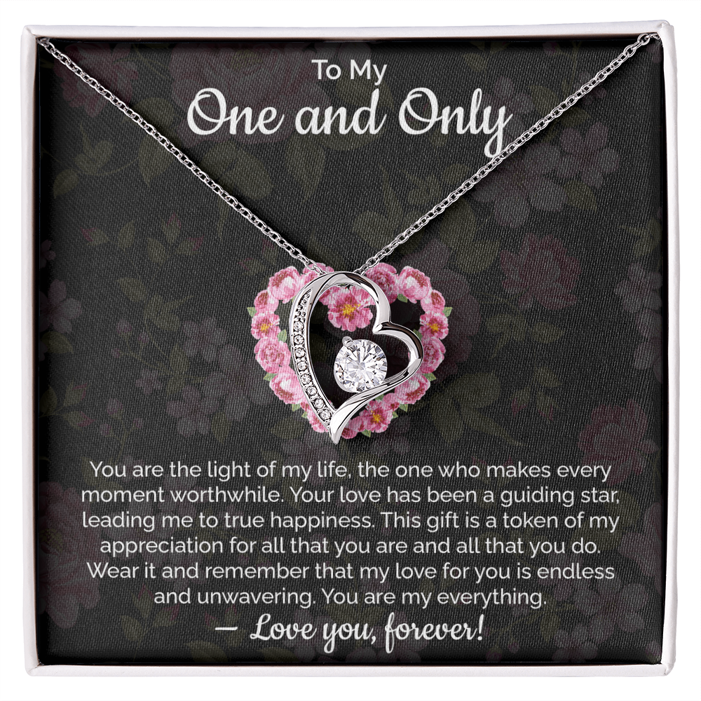 To My One and Only You are the light of my life - Thoughtful Gift for Wife, Perfect for Valentine's Day, Birthday, Anniversary, Christmas