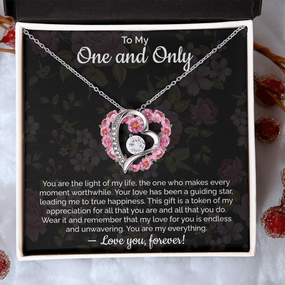 To My One and Only You are the light of my life - Thoughtful Gift for Wife, Perfect for Valentine's Day, Birthday, Anniversary, Christmas