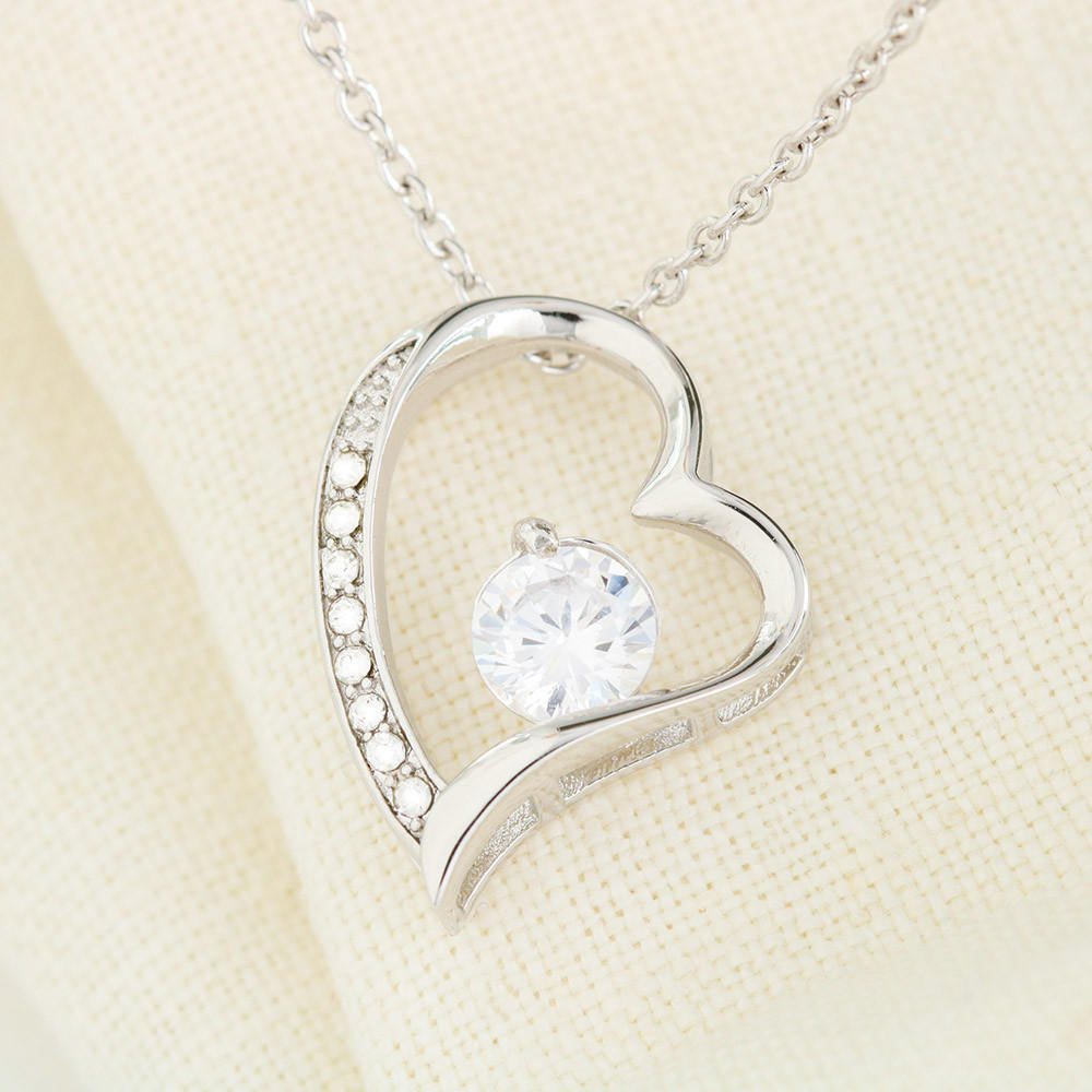 To My Dearest Wife - Forever Love Necklace- Unique Gift for Wife on Valentine's Day, Birthday, Anniversary, Christmas