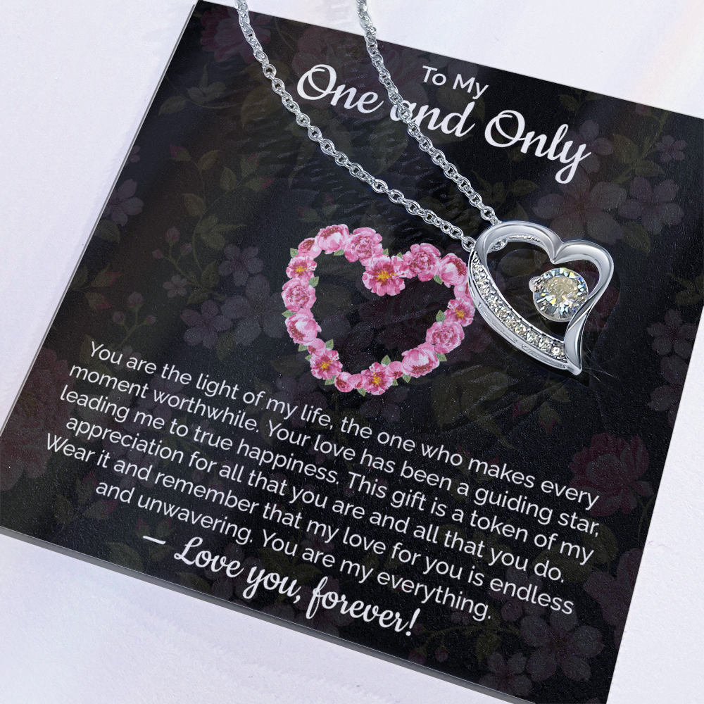 To My One and Only You are the light of my life - Thoughtful Gift for Wife, Perfect for Valentine's Day, Birthday, Anniversary, Christmas