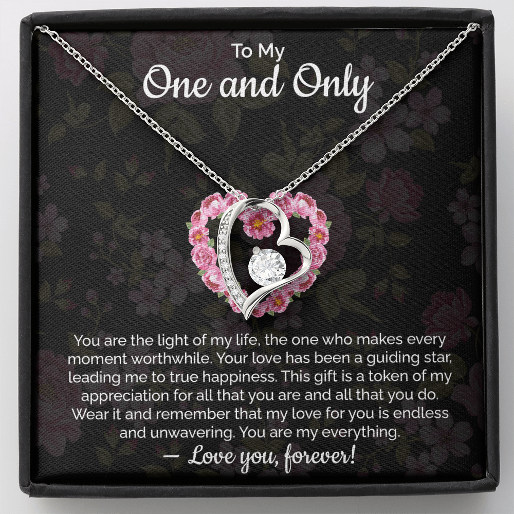 To My One and Only You are the light of my life - Thoughtful Gift for Wife, Perfect for Valentine's Day, Birthday, Anniversary, Christmas