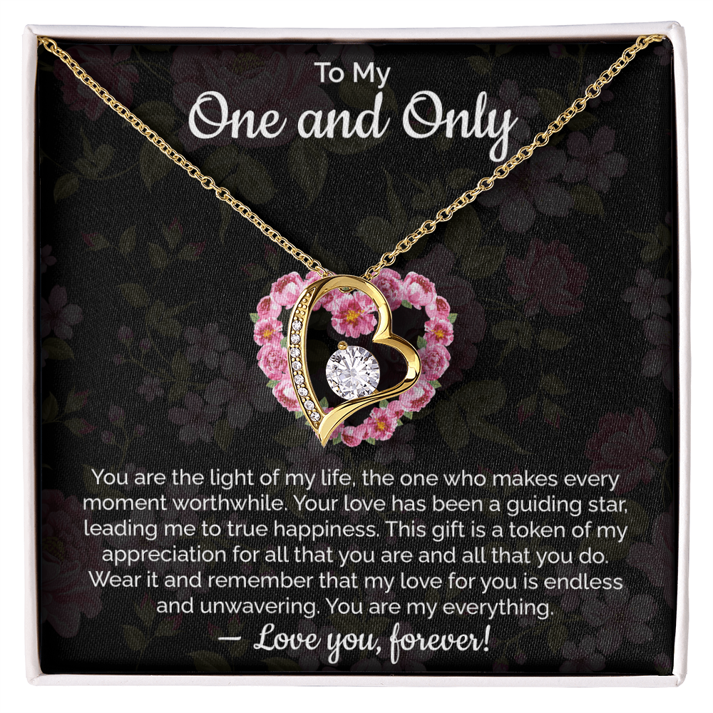 To My One and Only You are the light of my life - Thoughtful Gift for Wife, Perfect for Valentine's Day, Birthday, Anniversary, Christmas