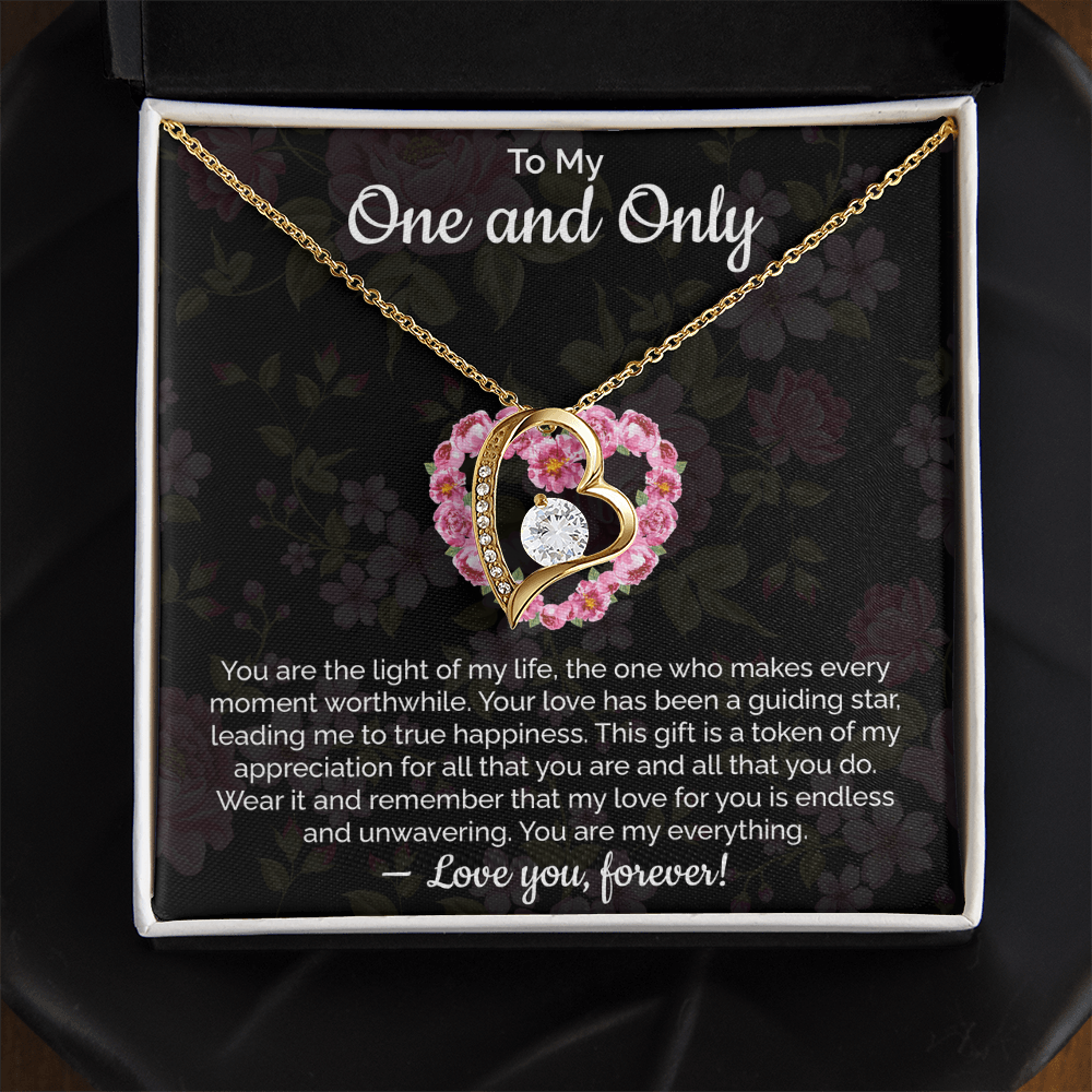 To My One and Only You are the light of my life - Thoughtful Gift for Wife, Perfect for Valentine's Day, Birthday, Anniversary, Christmas
