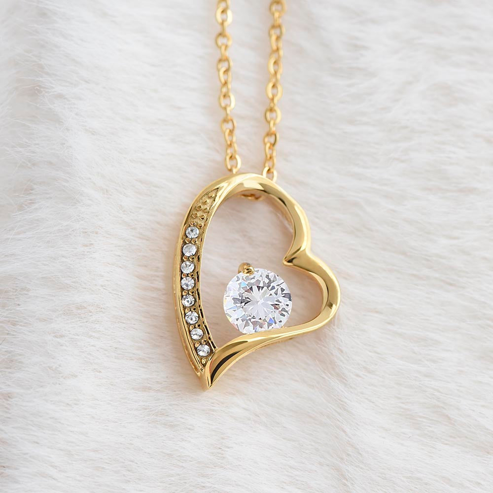 To My Dearest Wife - Forever Love Necklace- Unique Gift for Wife on Valentine's Day, Birthday, Anniversary, Christmas