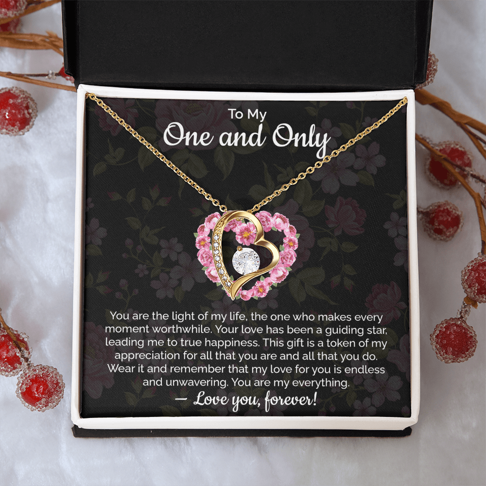 To My One and Only You are the light of my life - Thoughtful Gift for Wife, Perfect for Valentine's Day, Birthday, Anniversary, Christmas
