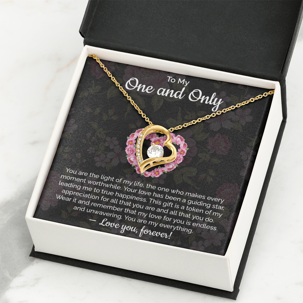 To My One and Only You are the light of my life - Thoughtful Gift for Wife, Perfect for Valentine's Day, Birthday, Anniversary, Christmas