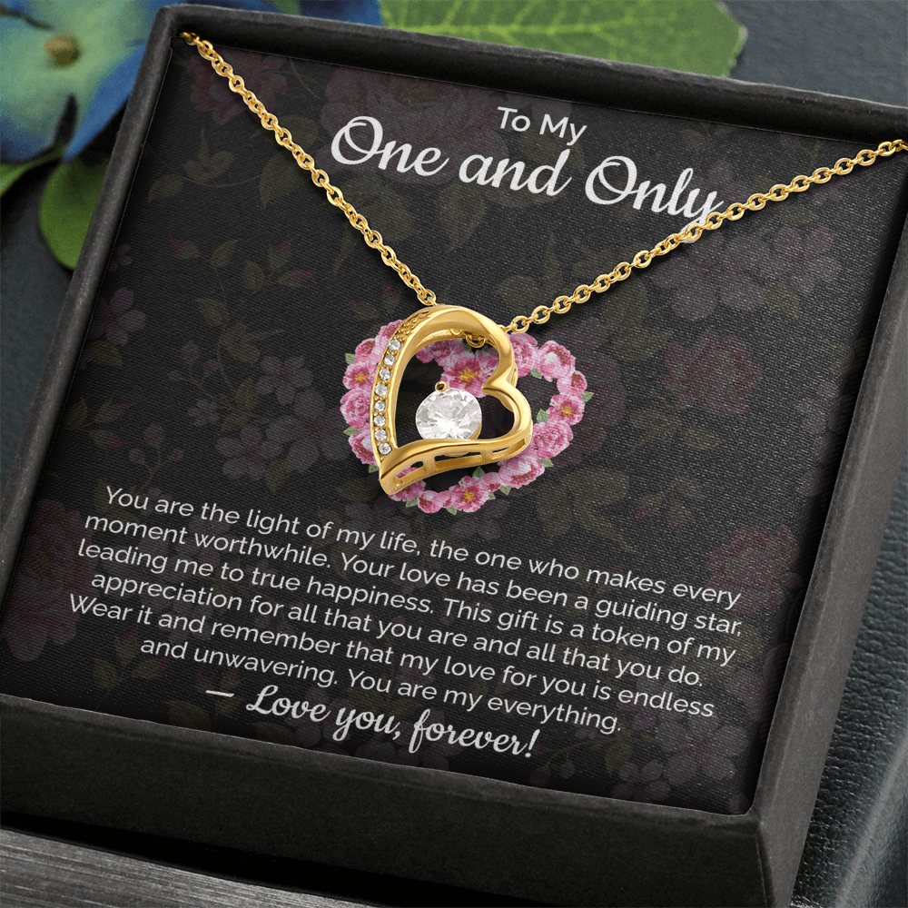 To My One and Only You are the light of my life - Thoughtful Gift for Wife, Perfect for Valentine's Day, Birthday, Anniversary, Christmas