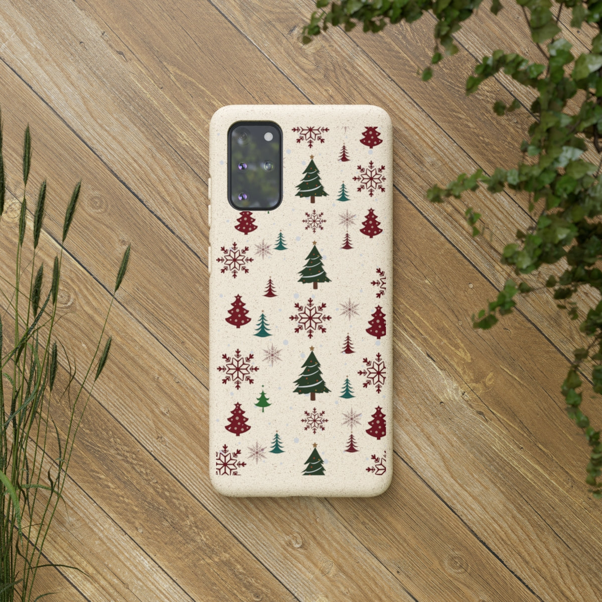 Festive Winter Snowflake iPhone Case - All-Inclusive Protection for iPhone 15, 14, 13 & Other Models!