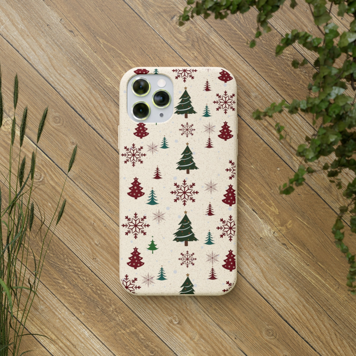 Festive Winter Snowflake iPhone Case - All-Inclusive Protection for iPhone 15, 14, 13 & Other Models!