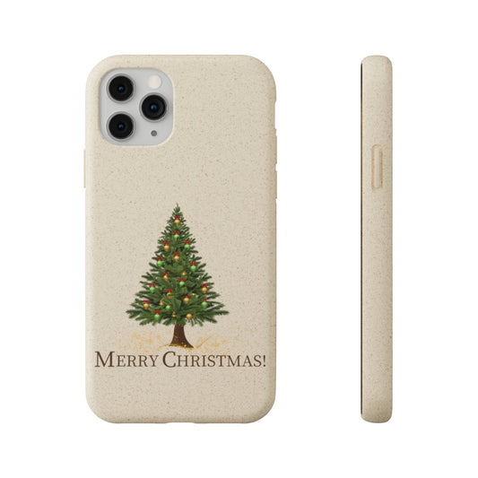 Festive Christmas Tree Phone Case - Protective Design for iPhone 15, 14, 13 Pro Max & More!