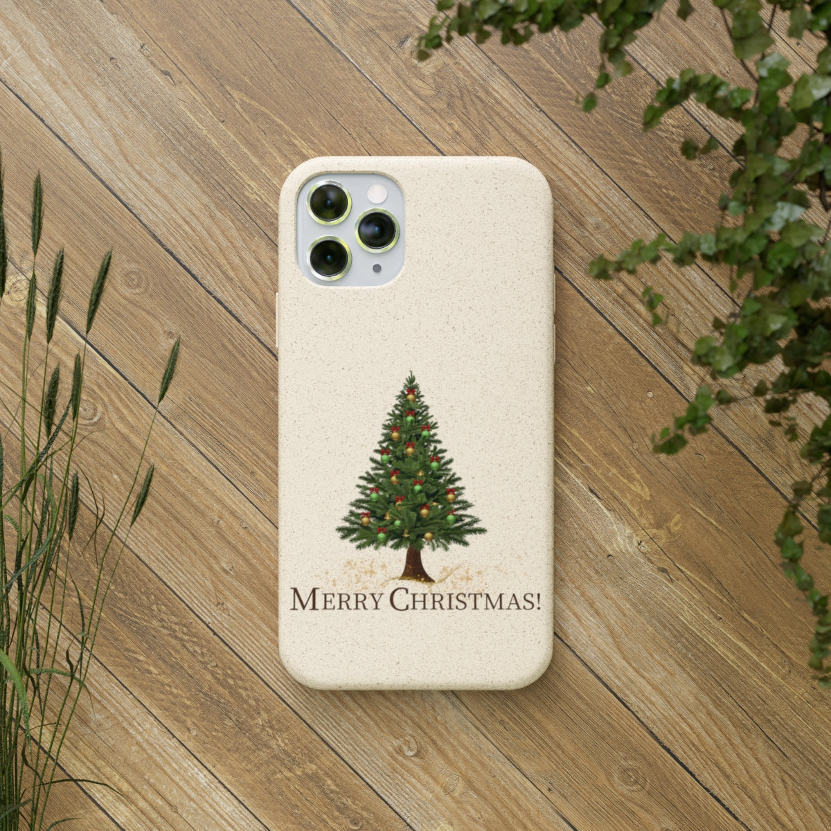 Festive Christmas Tree Phone Case - Protective Design for iPhone 15, 14, 13 Pro Max & More!