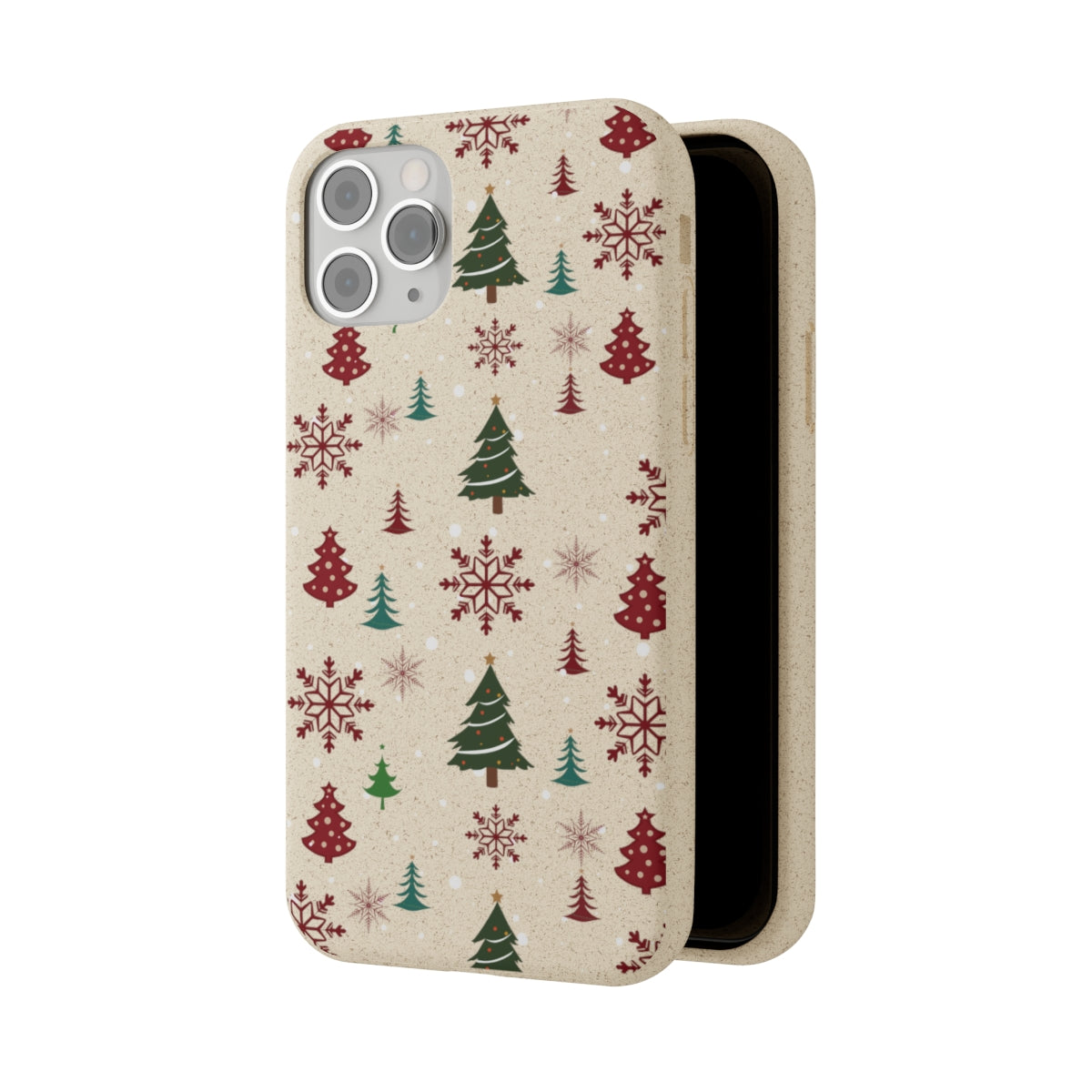 Festive Winter Snowflake iPhone Case - All-Inclusive Protection for iPhone 15, 14, 13 & Other Models!