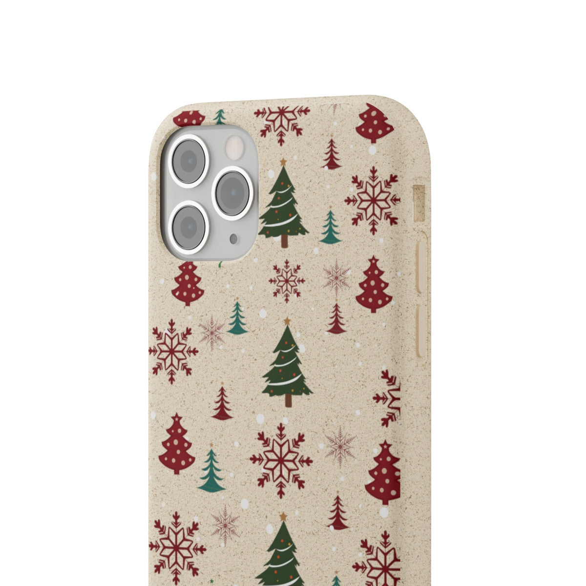 Festive Winter Snowflake iPhone Case - All-Inclusive Protection for iPhone 15, 14, 13 & Other Models!