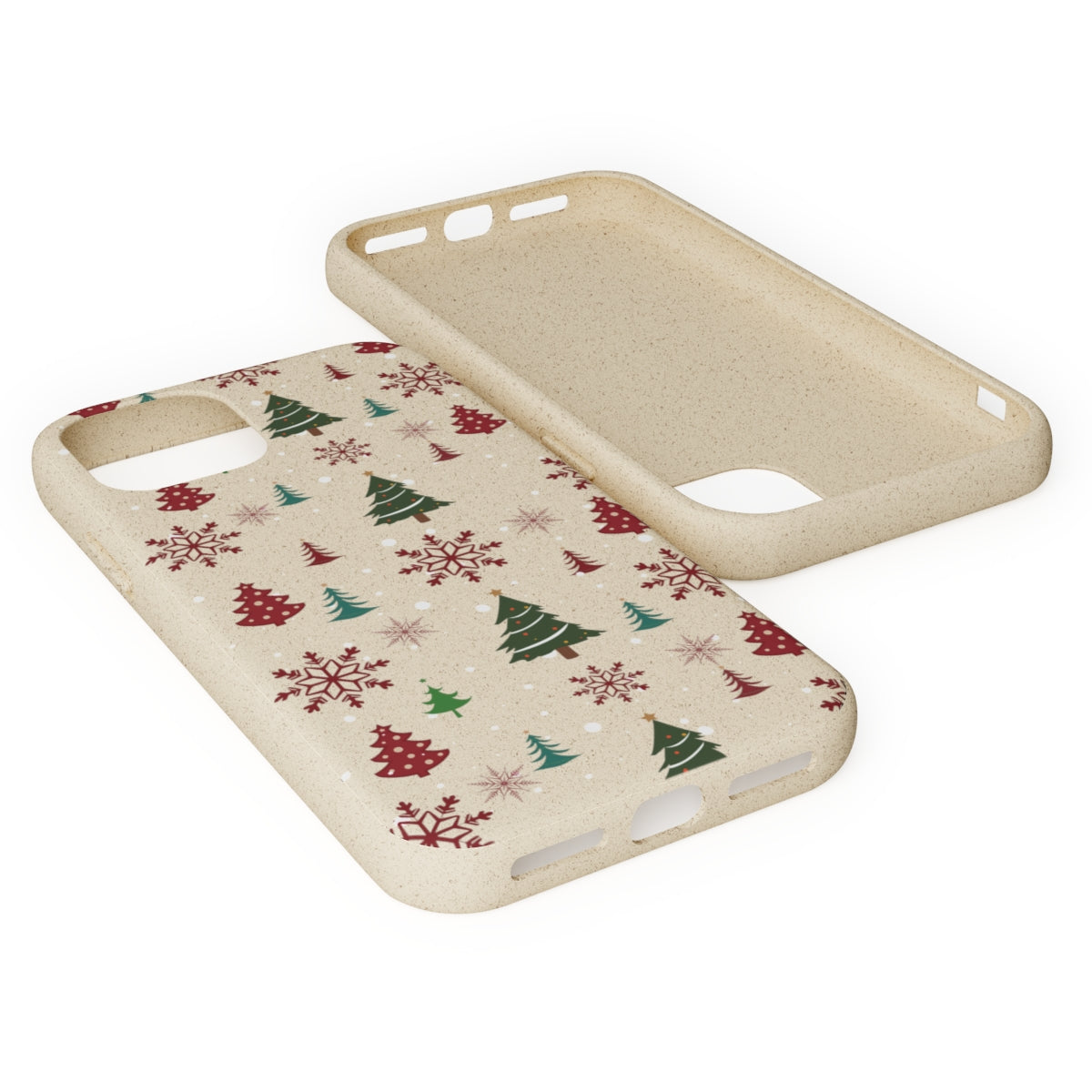 Festive Winter Snowflake iPhone Case - All-Inclusive Protection for iPhone 15, 14, 13 & Other Models!