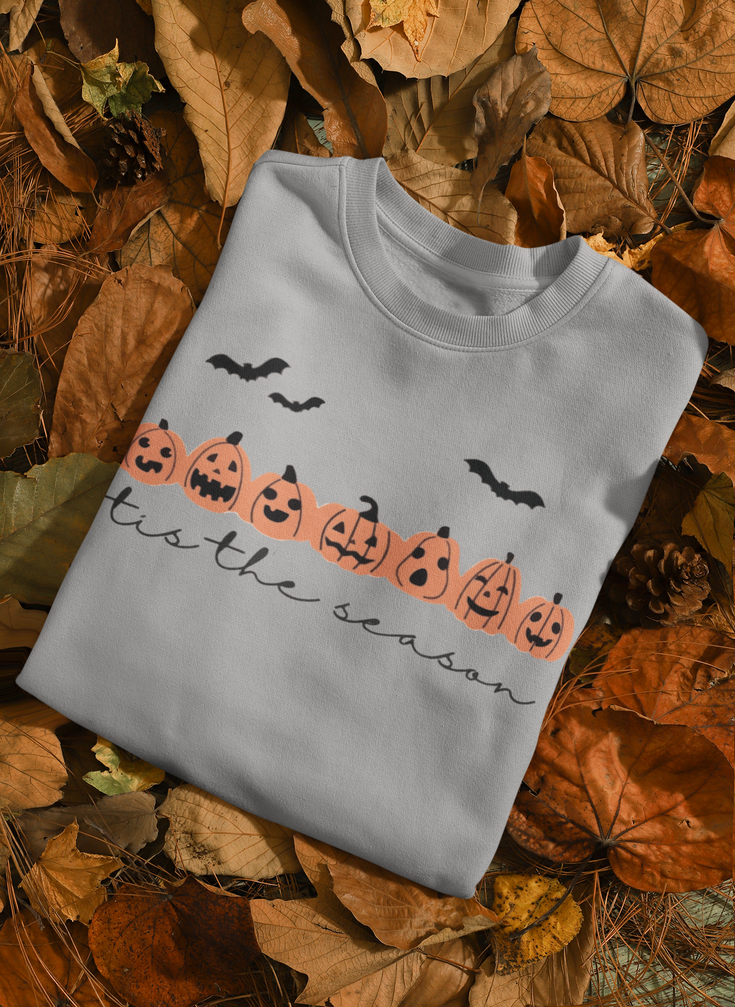 'Tis The Season Halloween Sweatshirt, Halloween Spooky Sweatshirt, Halloween Design SweatShirt