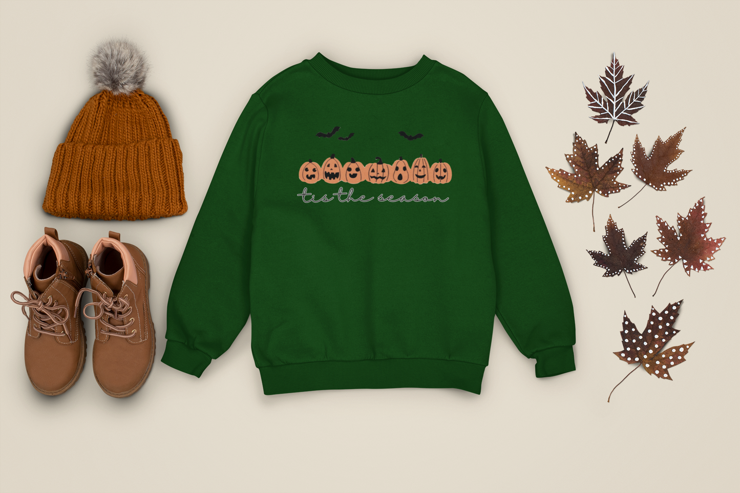 'Tis The Season Halloween Sweatshirt, Halloween Spooky Sweatshirt, Halloween Design SweatShirt