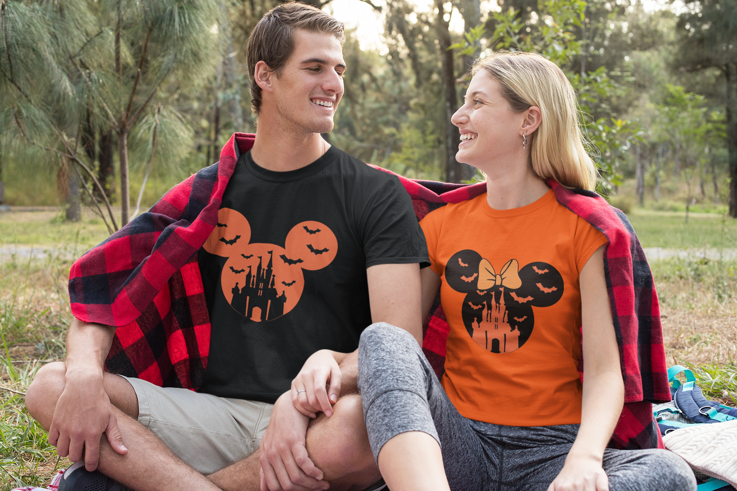 Halloween Shirt Mouse Character, Halloween Spooky Mouse T-Shirt Trip Trees, Halloween Family Shirts