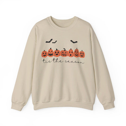 'Tis The Season Halloween Sweatshirt, Halloween Spooky Sweatshirt, Halloween Design SweatShirt