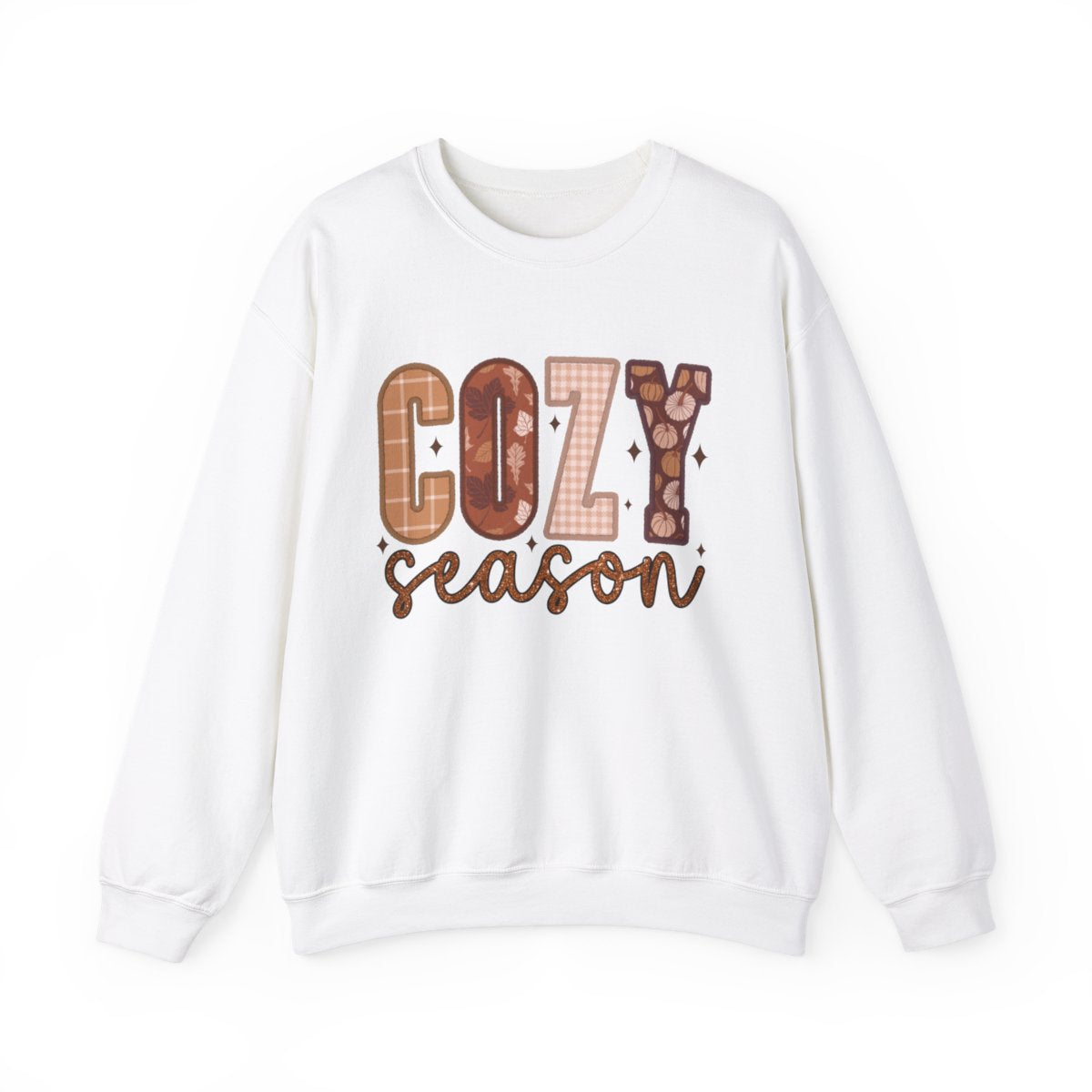 Retro Cozy Season Sweatshirt - Women's Fall Sweater | Get Cozy Graphic Tee for Sweater Weather